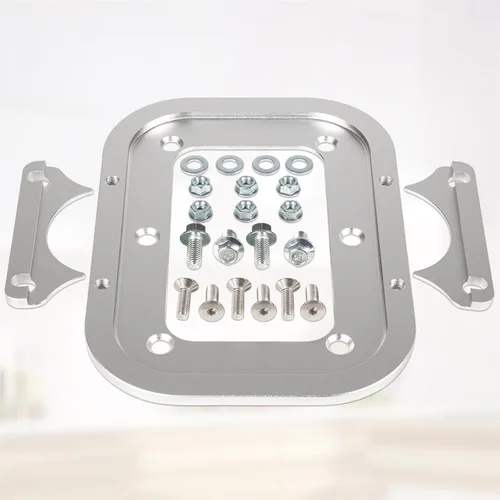 Vista 7 de Paleta de Batería de Aluminio Billet - Soporte de Sujeción de Batería de Maletero Perfectamente Compatible con Bandeja de Baterías Optima