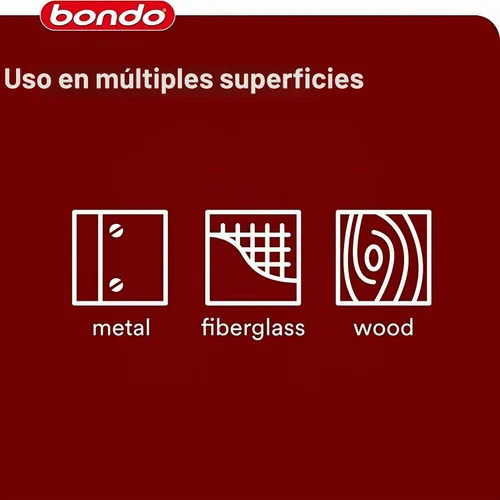 Vista 7 de 3M Bondo 907 Masilla para Vidriado y Retoque - 4.5 oz, Paquete de 4