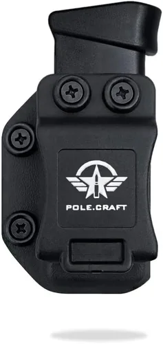 Vista 9 de Funda para cargador Kydex IWB/OWB - Mag Carrier - Para cargador doble de 0.354 in .40 / 0.354 in .40 cargador individual - P365 1911 Glock 19 19X 17