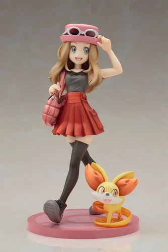 Vista 2 de Kotobukiya Pokemon: Estatua de Serena y Fennekin Artfx J