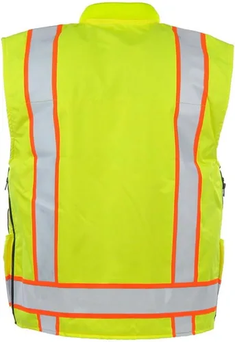 Vista 4 de J. J. Keller & Associates, Inc. Chaleco de seguridad de invierno tipo R Clase 2, SAFEGEAR ANSI Type R Class 2, Work Vest for Construction, Road