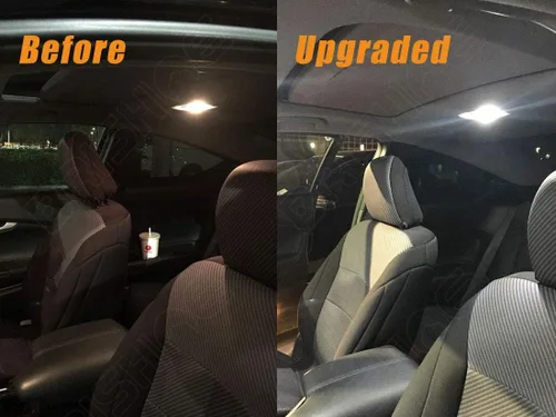 Vista 2 de Kit de luces LED interiores blancas para Honda Ridgeline 2017 2018 2019 2020 2021 superbrillantes 6000K bombillas interiores LED + luces