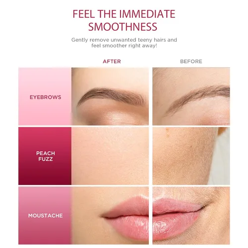 Vista 5 de SINAHET Herramienta de Dermaplaning (12 unidades), Maquinillas de Afeitar Faciales Profesionales para Mujer, Eliminación de Vello Facial y de Cejas