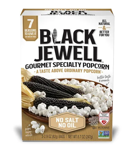 Vista 9 de Black Jewell Palomitas de maíz gourmet para microondas, toque de mantequilla, 10.5 onzas (paquete de 6)