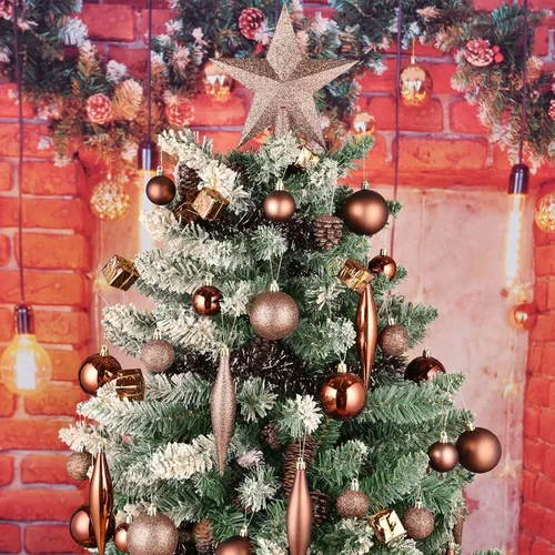 Vista 2 de 30 unidades de adornos de bola de Navidad, decoraciones de árbol irrompibles de 2.36", bola colgante perfecta para decoración de fiestas navideñas