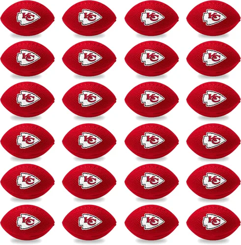 Vista 8 de Franklin Sports NFL - Pelotas antiestrés de equipo, paquete de 24 unidades de fútbol a granel, bolas antiestrés esponjosas para adultos y niños