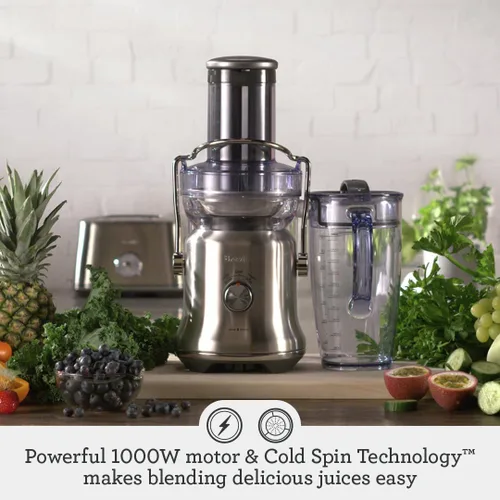 Vista 2 de Breville BJE530BSS Fuente de Jugo Cold Plus, 70 fl oz, Acero inoxidable cepillado