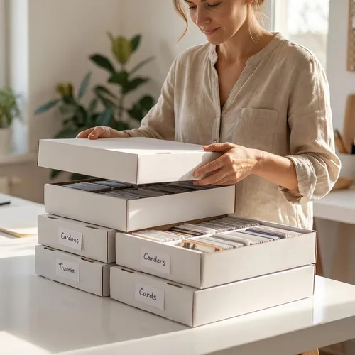 Vista 4 de 3 cajas de almacenamiento de tarjetas intercambiables, 5000