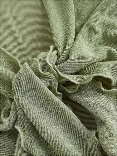 Vista 3 de SHENHE Camiseta corta ajustada con nudo frontal y cuello en V profundo para mujer, estilo coqueta, Y2K, sexy