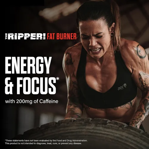 Vista 6 de JNX SPORTS® The Ripper! Quemador de grasa termogénico triturador para hombres y mujeres – Termogénesis Stim de acción rápida, supresor del apetito