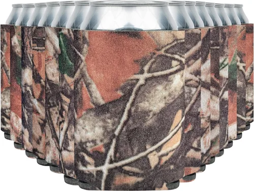 Vista 33 de Fundas enfriadoras de latas de cerveza en blanco (paquete de 14) fundas enfriadoras de latas de cerveza con aislamiento suave - Fundas negras lisas