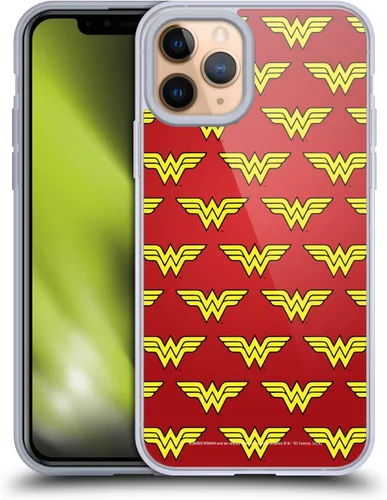 Vista 121 de Head Case Designs Funda de gel suave con licencia oficial de Wonder Woman DC Comics Classic Logos compatible con Apple iPhone 7 Plus/iPhone 8 Plus