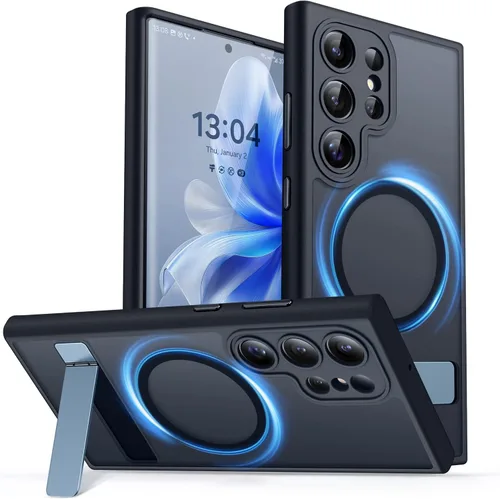 Vista 80 de CANSHN Funda diseñada para Samsung Galaxy A16-5G [protección completa de la cámara] [compatible con Magsafe] funda protectora trasera translúcida