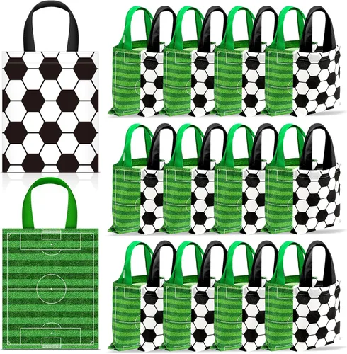 Vista 15 de Photect 24 piezas de bolsas de regalo para fiesta de construcción temática de construcción, bolsa de camión volquete no tejida mini con asas