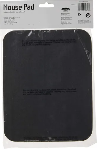 Vista 6 de Belkin Standard 7.9 x 9.8 pulgadas almohadilla de mouse (Azul), Negro