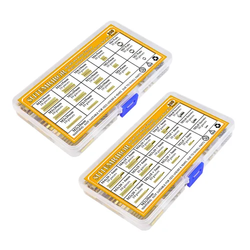 Vista 7 de 420PCS M2 M3 M4 Macho Hembra Hex Latón Espaciador Separador Tornillo Tuerca Surtido Kit
