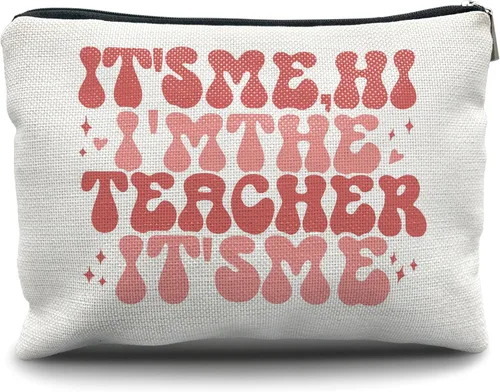 Vista 7 de Nogrit Bolsa de maquillaje para regalos para profesores, Profesor-13, A la moda, vanguardista