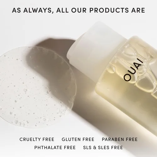 Vista 7 de OUAI Champú para Cabello Fino Tamaño de Viaje - Champú Voluminizador con Queratina Fortalecedora, Biotina y Aceite de Semilla de Chía para Cabello