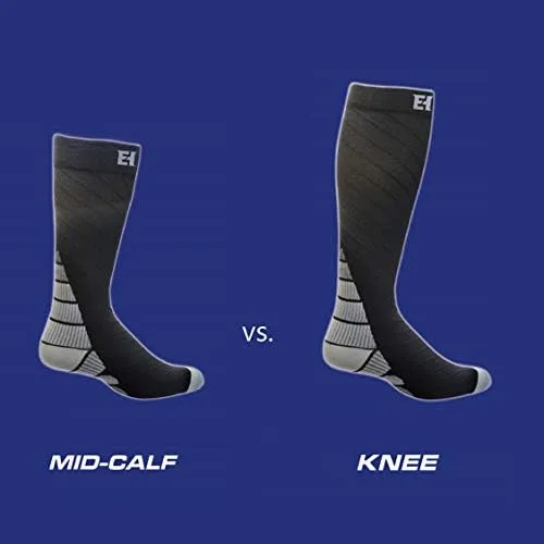 Vista 6 de Elite Hockey, notorious Pro-Series Calcetines de compresión para rodilla (un par)