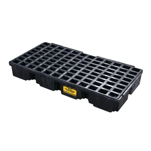Vista 13 de Eagle Plataforma modular para derrames de un tambor, 26.25"x26"x6.5", sumidero de 15 galones, bandeja de contención de capacidad de carga de 2,000