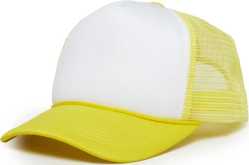 Vista 46 de Funky Junque Sombrero de camionero ligero Snapback de espuma de malla en Negro/Negro