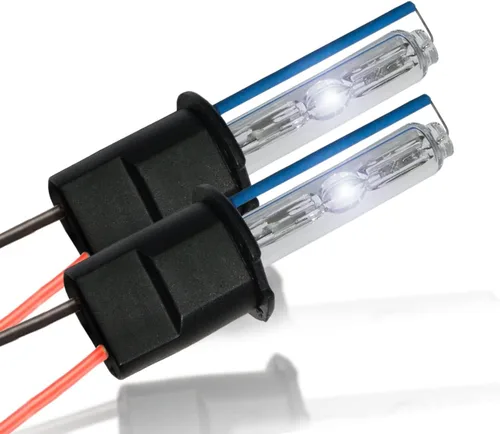 Vista 7 de Bombillas de repuesto HID Xenon AC - H1 10000K - Azul oscuro (1 par)