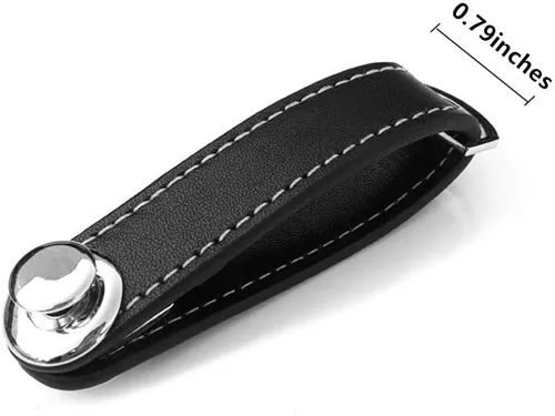 Vista 4 de Llavero compacto - Elegante y práctico organizador de llaves de bolsillo con mecanismo de bloqueo seguro. (negro)