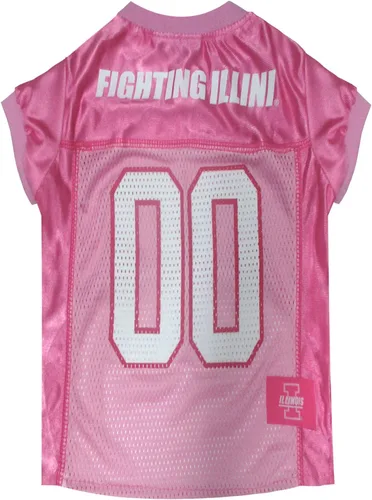 Vista 44 de Pets First Camiseta de la NCAA para perros y gatos, camiseta rosa de California Golden Bears, talla XS. Lindo traje rosa para mascotas