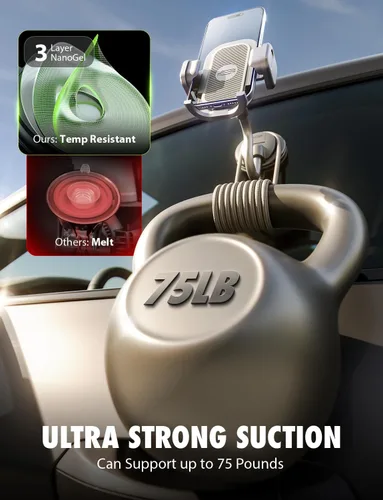 Vista 4 de Bracketron TripGrip PRO - Soporte para teléfono de automóvil, soporte para teléfono para tu automóvil con cuello de cisne flexible de 7.5 pulgadas