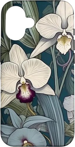 Vista 32 de Funda de flores de orquídea de jardín botánico para iPhone 17