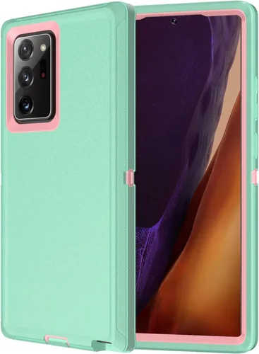 Vista 32 de Gurible - Funda para Samsung Galaxy S21 Plus, protección resistente de 3 capas, a prueba de golpes, a prueba de polvo, antiarañazos, con cubierta
