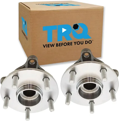 Vista 40 de TRQ Juego de 2 rodamientos de rueda delantera y conjunto de cubo compatible con Tesla 3 2020 Y 2018-2019 para Tesla 3 2020 Tesla Y AWD 2018-2019