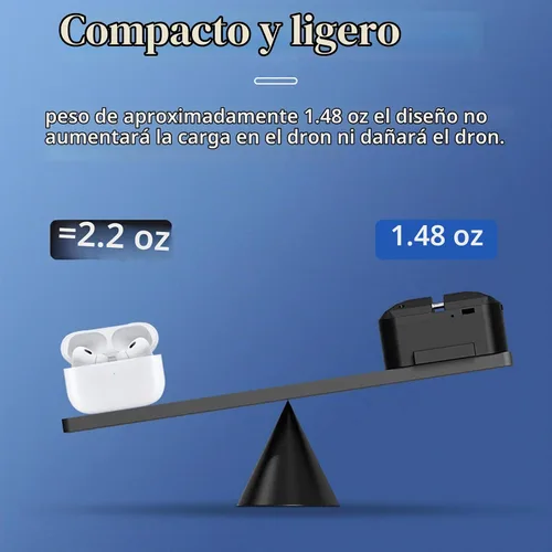 Vista 3 de Dispositivo de liberación de carga útil para drones DJI Mini 4 Pro/Mini 3 Pro/Air 3S/Air 3/Mavic 3/Mavic 3 Pro Drone Clip dispositivo de transporte