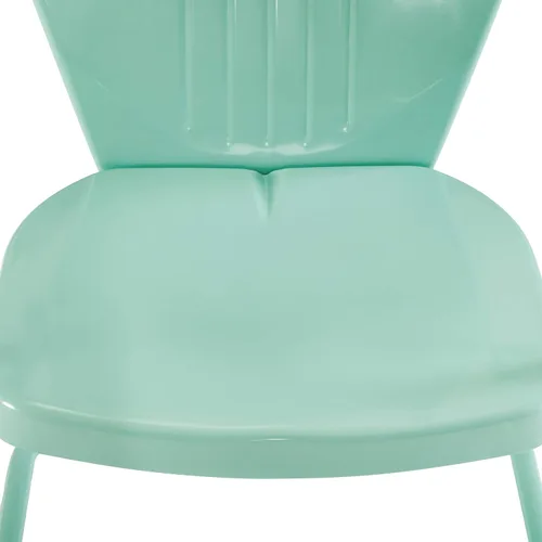 Vista 11 de Crosley Furniture CO1001A-AQ Griffith - Silla retro de exterior, de metal