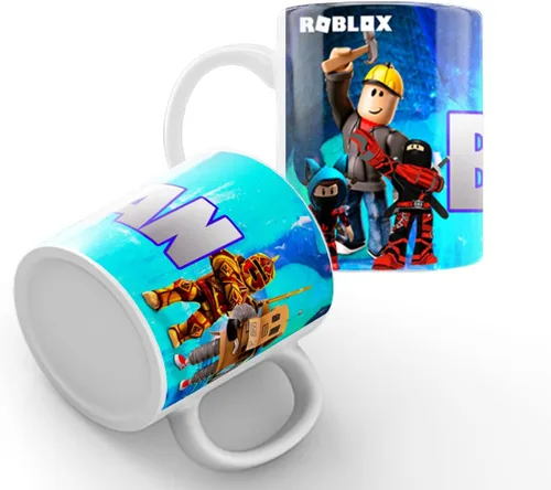 Vista 3 de Taza irrompible para niños con nombre (juego azul)