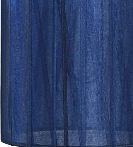Vista 4 de LYON - Pantallas de organza pequeñas con clip para lámpara de pared, juego de 2, tambor pequeño, 5.2 x 5.2 x 5.2 pulgadas de alto, cinta organza