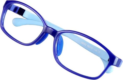 Vista 7 de VisionGlobal Lentes de bloqueo de luz azul para niños, antifatiga ocular y borrosos, gafas de computadora, antirreflejos