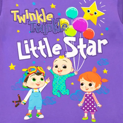 Vista 3 de CoComelon Pijamas JJ And YoYo - Pijamas para niñas Conjuntos de pijama para niñas Pijamas de invierno para niñas Tallas 12M a 5