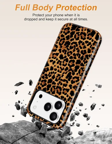 Vista 83 de Jusy Funda compatible con MagSafe con estampado de caparazón de tortuga marrón para iPhone 7/8/SE, cubierta protectora de TPU suave magnética