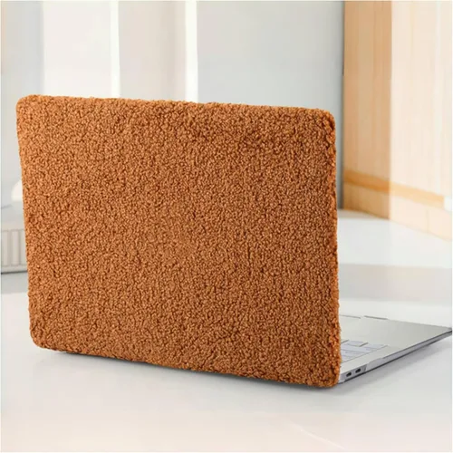 Vista 27 de Funda compatible con MacBook Air de 13 pulgadas (versión 2010-2017). Modelos: A1466 / A1369, funda rígida de piel crema texturizada a cuadros, sin