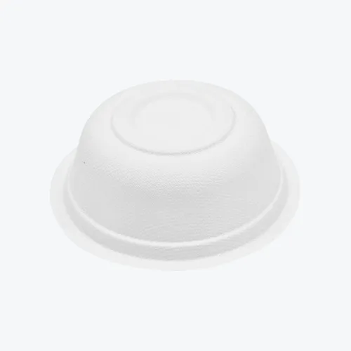 Vista 5 de Cuencos desechables profundos de 12 onzas, 5.3 pulgadas de diámetro, resistentes, 100% biodegradables, aptos para horno, hechos de fibras ecológicas