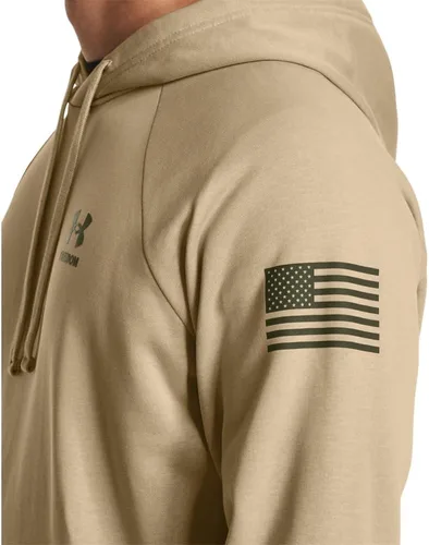 Vista 4 de Under Armour Sudadera con capucha de forro polar Freedom Flag para hombre