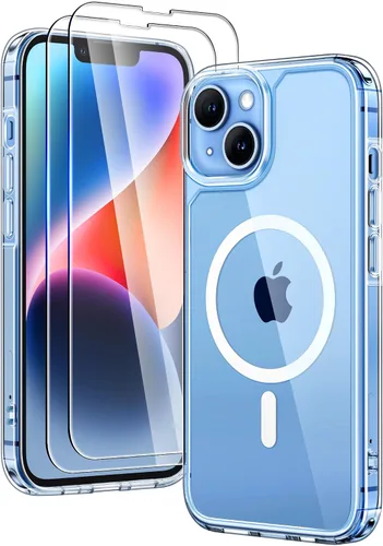 Vista 64 de TAURI Funda para iPhone 17, antiamarilleamiento con protector de pantalla, protección de grado militar, a prueba de golpes, delgada para iPhone 17
