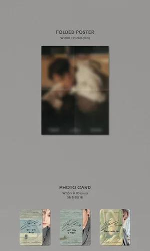 Vista 6 de ( DIGIPACK Ver. ) EXO CHEN LAST SCENE 3rd Mini Album ( VIOLET(A) / GRAY(B) - Random Ver. )+1ea Folded Poster(First Press Only!)+1ea EXO Store Gift