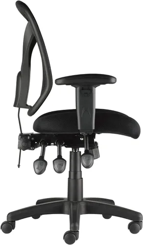 Vista 7 de Realspace® MFTC 200 Silla ergonómica multifunción súper tarea, color negro