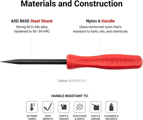 Vista 4 de TEKTON Mini barra de palanca recta de 1/4 pulgadas x 6-1/2 pulgadas LRD84102 Fabricado en Estados Unidos