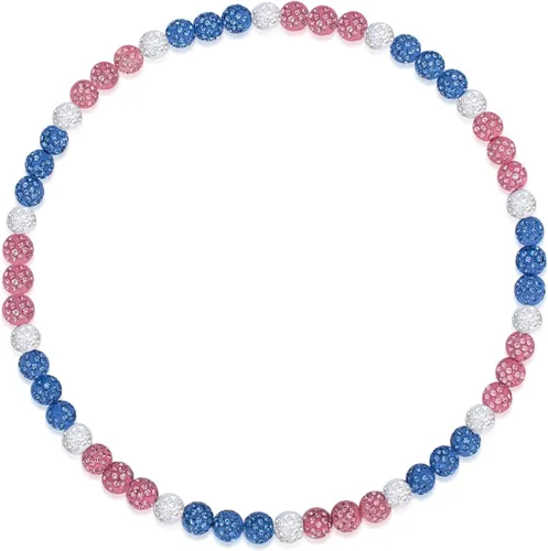 Vista 10 de Collar de béisbol Smilelife para niños 18 pulgadas, colección de hielo brillante, cadena de béisbol, diamantes de imitación, accesorios de béisbol