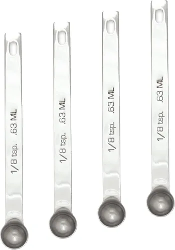 Vista 8 de RSVP International Endurance Kitchen Collection - Cuchara medidora de acero inoxidable, apta para lavavajillas, 1.125 cucharaditas