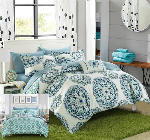 Vista 13 de Chic Home Barcelona - Juego de edredón reversible