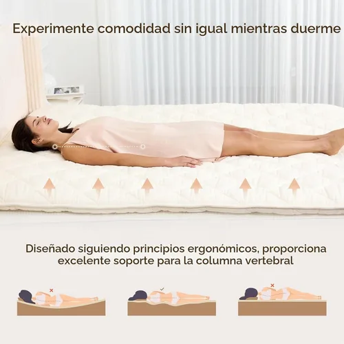 Vista 4 de Colchón japonés de piso con funda lavable, colchón de futón plegable, almohadilla para dormir de tatami con espuma viscoelástica engrosada, cama
